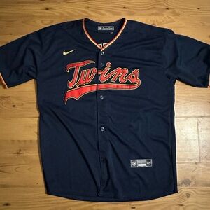 Nike Navy Alternative Minnesota Twins Baseball Jersey Bentley #44